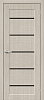 Межкомнатная дверь Мода-22 Black Line Cream Melinga BR6066